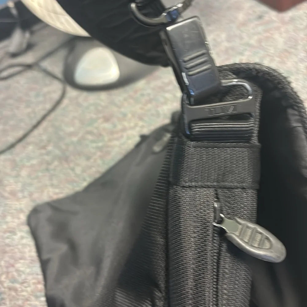 TUMI Black Messenger Bag